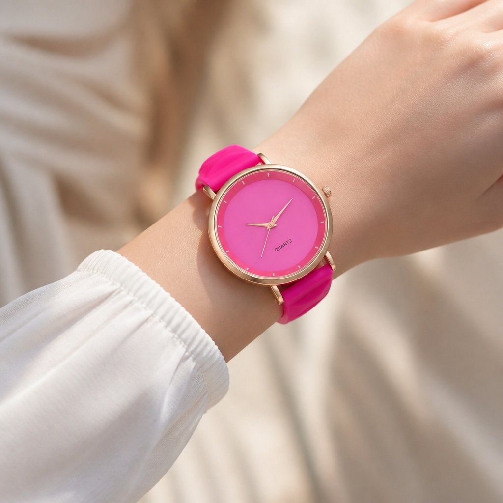 HO-12237 - Uhr – Rosa 1