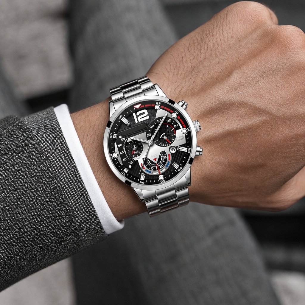 ZA-25944 Uhr - Silber