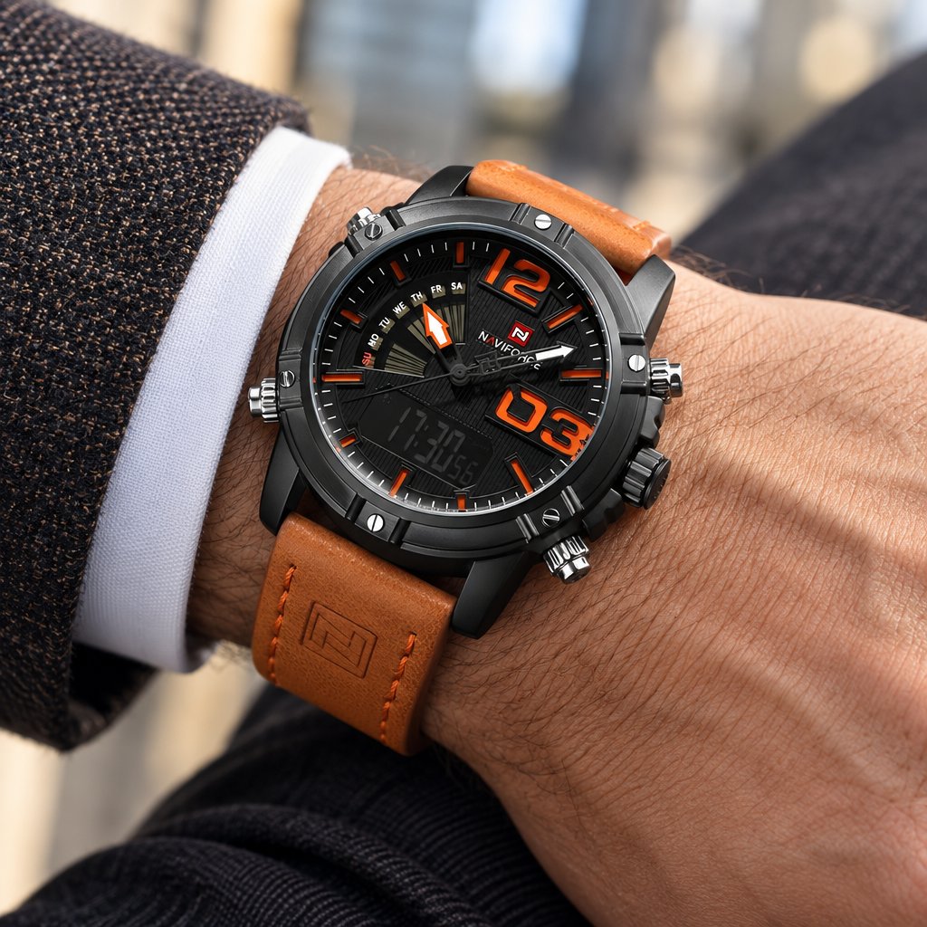 Uhr NAVIFORCE WA-2841 - Braun/Schwarz