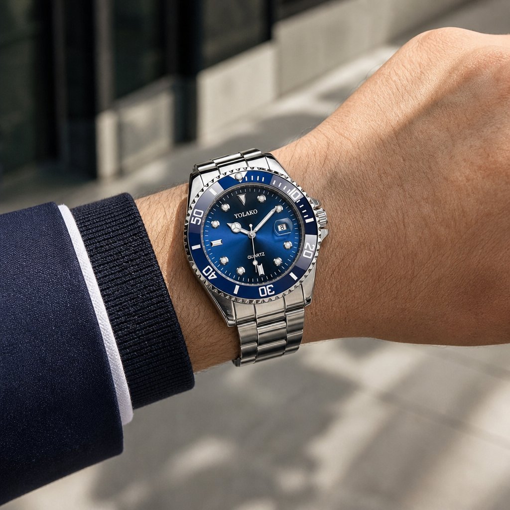 Uhr MA-33617 - Silber / Blau