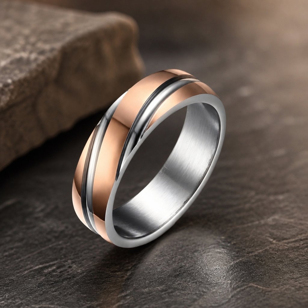 Ring TW-4903 - Golden/Rosa/49mm